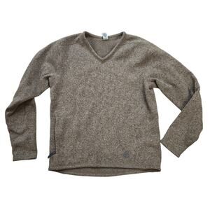 Stio Fleece Sweater Jacket Size Pocket V Neck